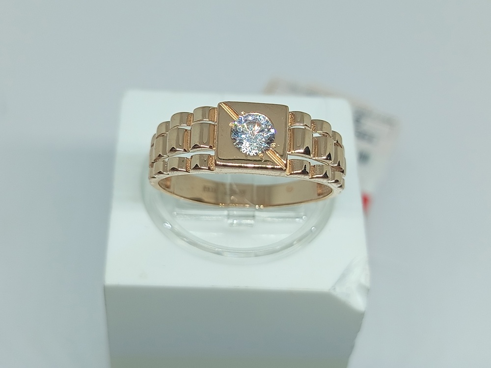 КОЛЬЦО ПЕЧАТКА с камнем (Au 585)