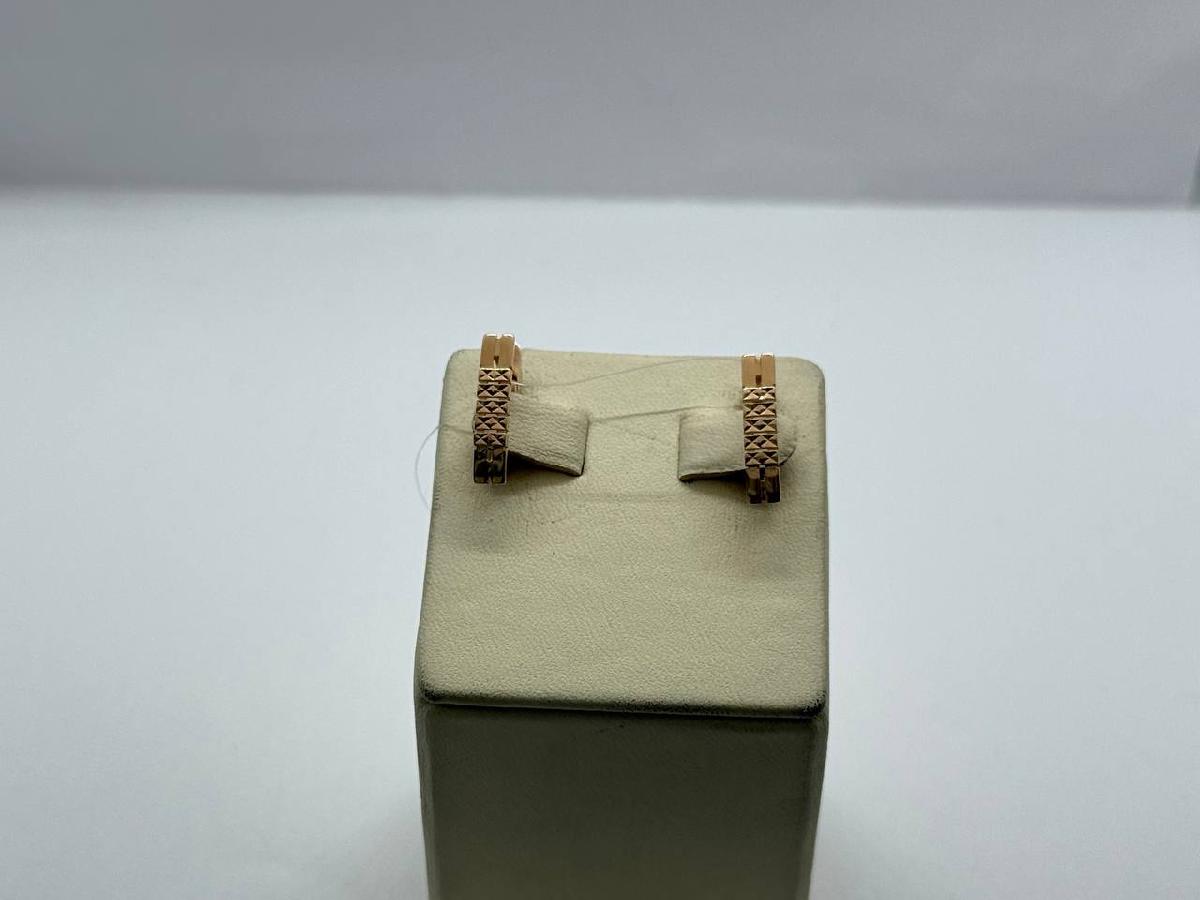 СЕРЬГИ БЕЗ КАМНЯ (Au 585)