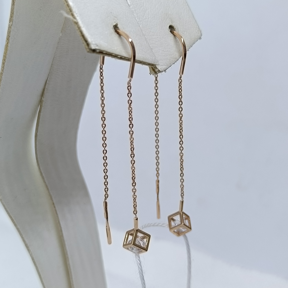 СПРО585 СЕРЬГИ ПРОДЕВКИ (Au 585)