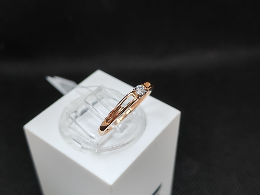 020021-1102 КОЛЬЦО С КАМНЕМ (Au 585)