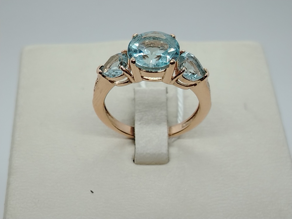 КОЛКМИ585 КОЛЬЦО С КАМНЯМИ (Au 585)