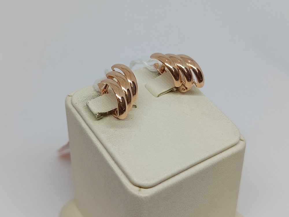 СЕРЬГИ БЕЗ КАМНЯ (Au 585)