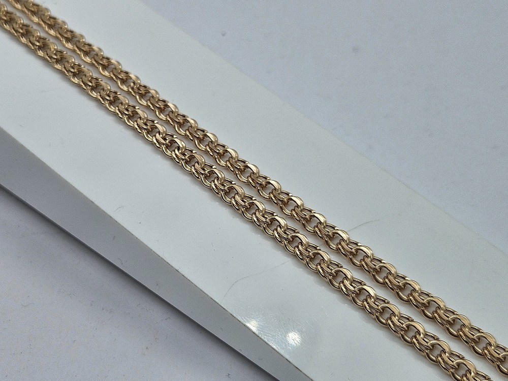 ЦЕПЬ ПУСТОТЕЛАЯ Бисмарк (Au 585)