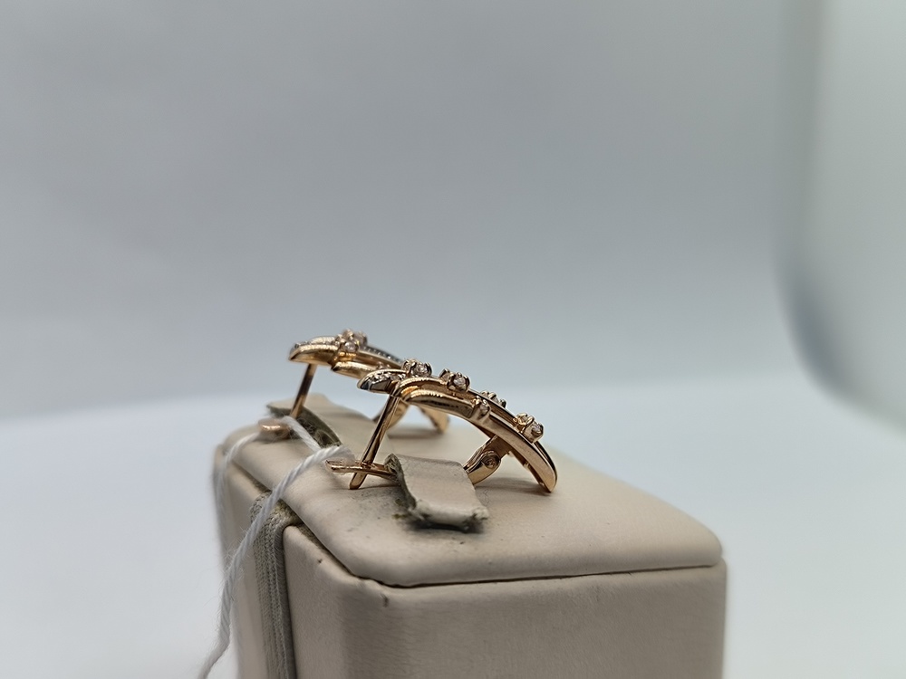 СЕРЬГИ С КАМНЯМИ (Au 585)