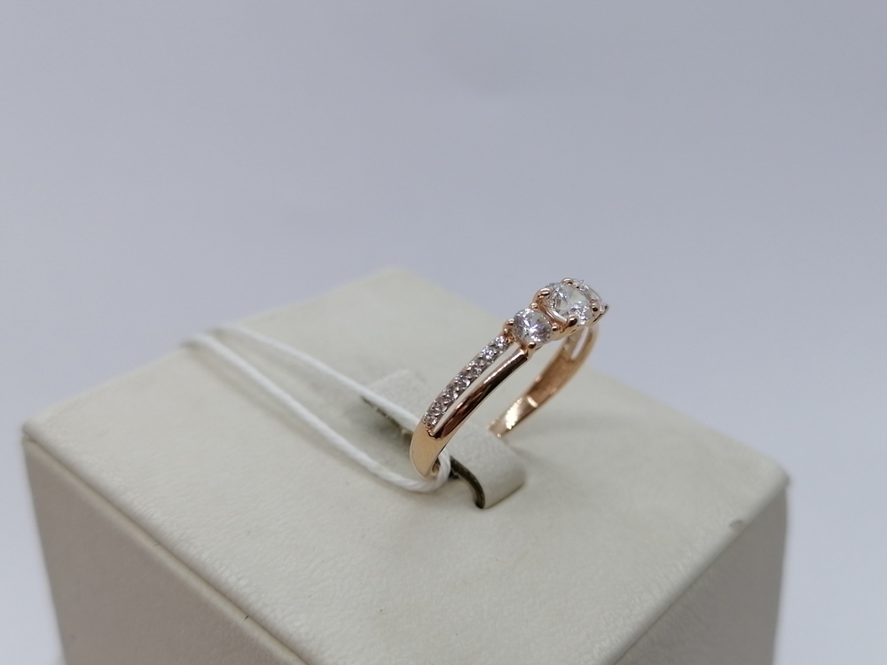 КОЛКМИ585 КОЛЬЦО С КАМНЯМИ (Au 585)