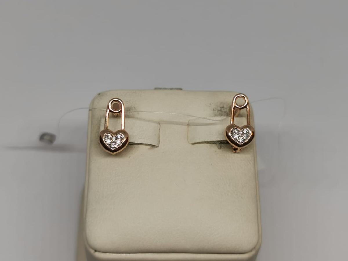 СЕРЬГИ С КАМНЯМИ (Au 585)