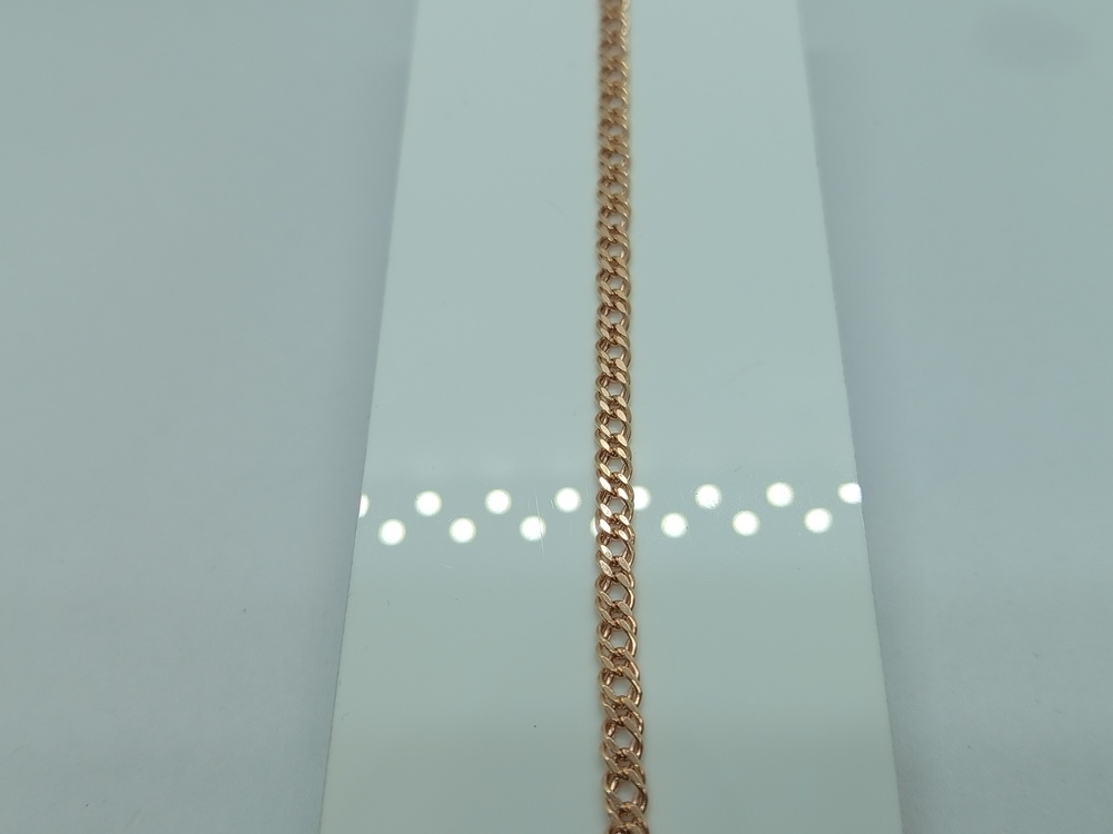 БРАСЛЕТ ПУСТОТЕЛЫЙ Ромб двойной (Au 585)