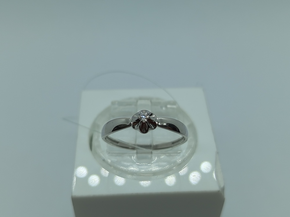 КОЛЬЦО БРИЛЛИАНТ (Ag 925)