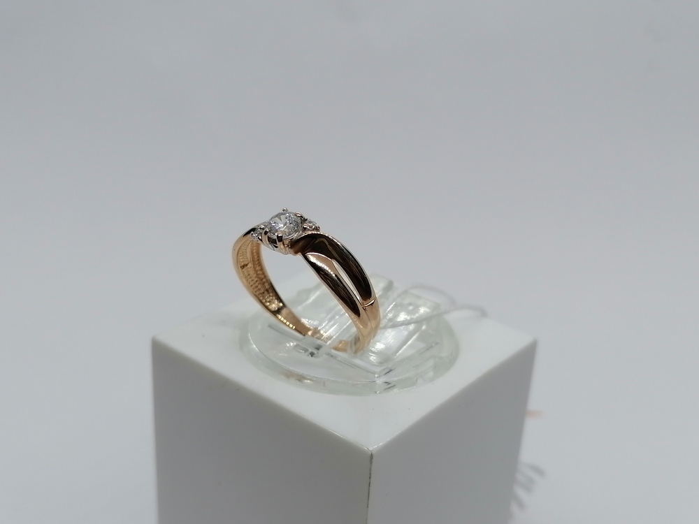 КОЛКМИ585 КОЛЬЦО С КАМНЯМИ (Au 585)