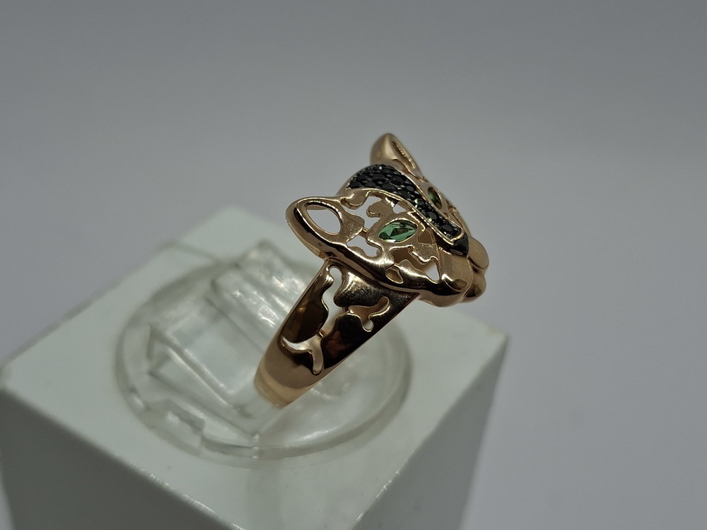 КОЛЬЦО С КАМНЯМИ (Au 585)