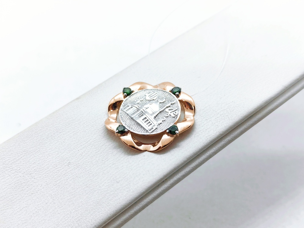 ПОДВЕСКА МЕЧЕТЬ с камнями (Au 585)