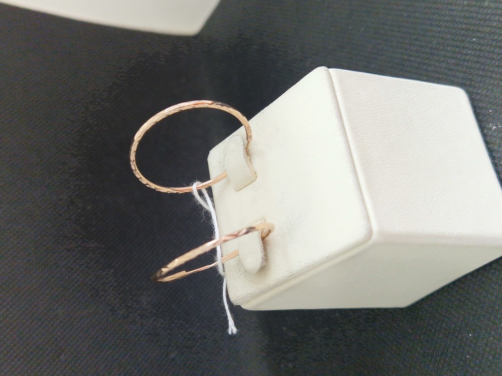 СКОН375 СЕРЬГИ КОНГО (Au 375)