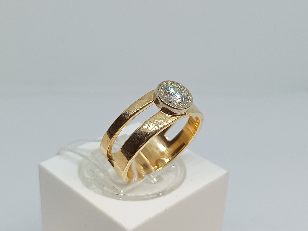 КОЛЬЦО С КАМНЕМ (Au 585)