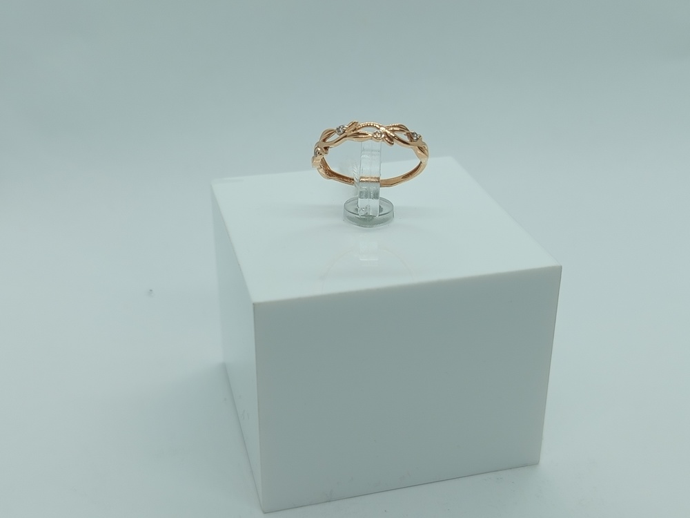 КОЛЬЦО С КАМНЯМИ (Au 585)