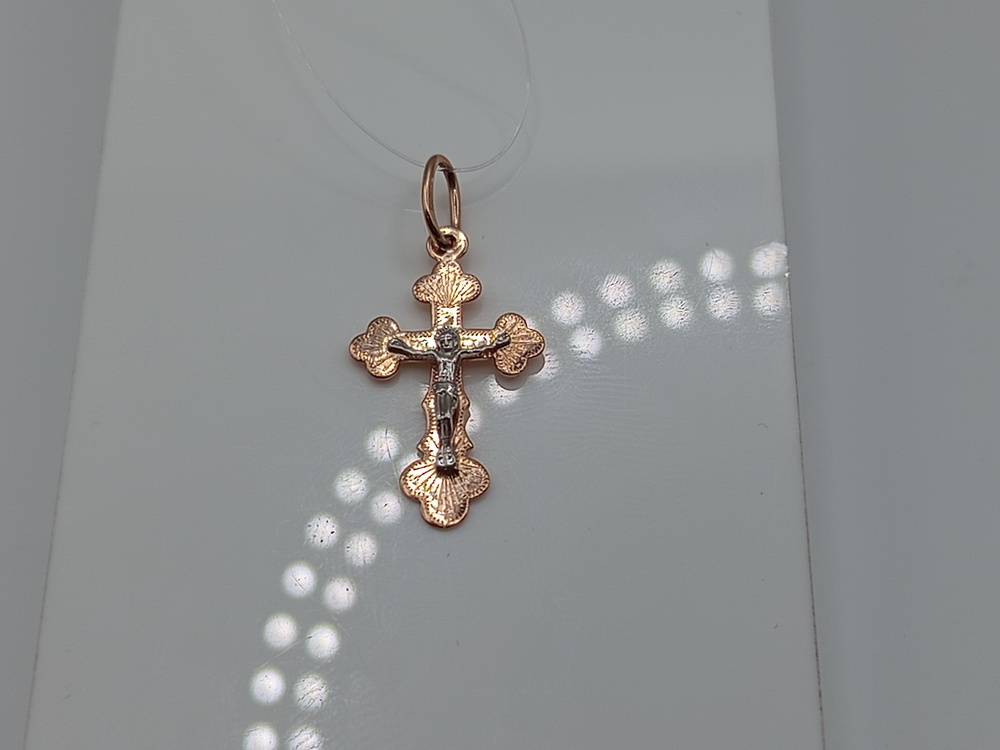 ПОДВЕСКА КРЕСТ (Au 585)
