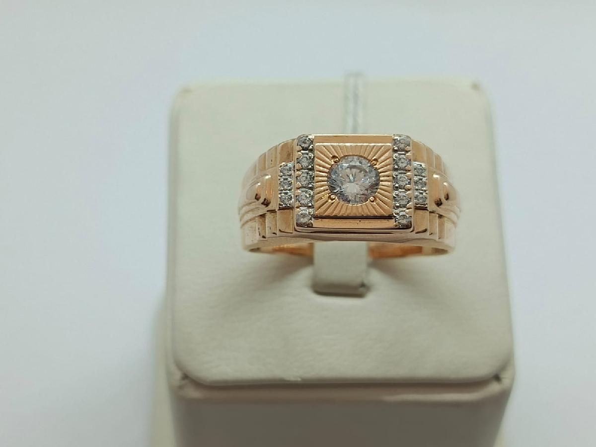 ПЕЧКМИ585 ПЕЧАТКА С КАМНЯМИ (Au 585)