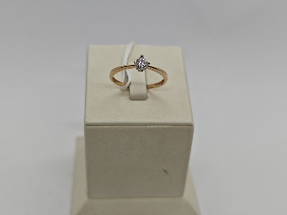 КОЛКМ585 КОЛЬЦО С КАМНЕМ (Au 585)