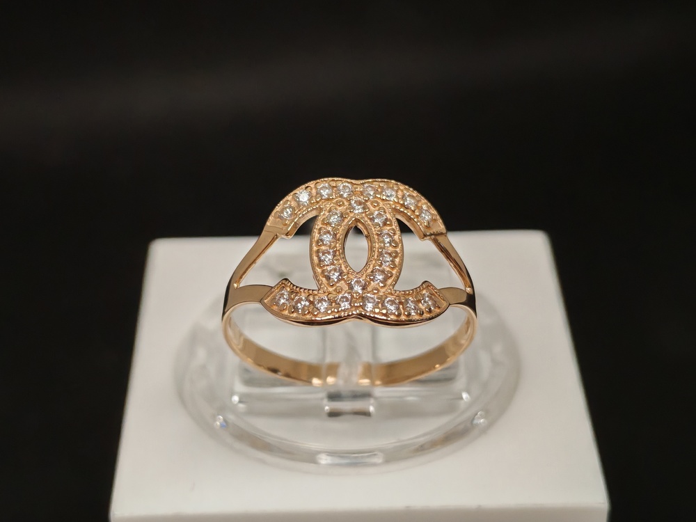 КОЛКМИ585 КОЛЬЦО С КАМНЯМИ (Au 585)