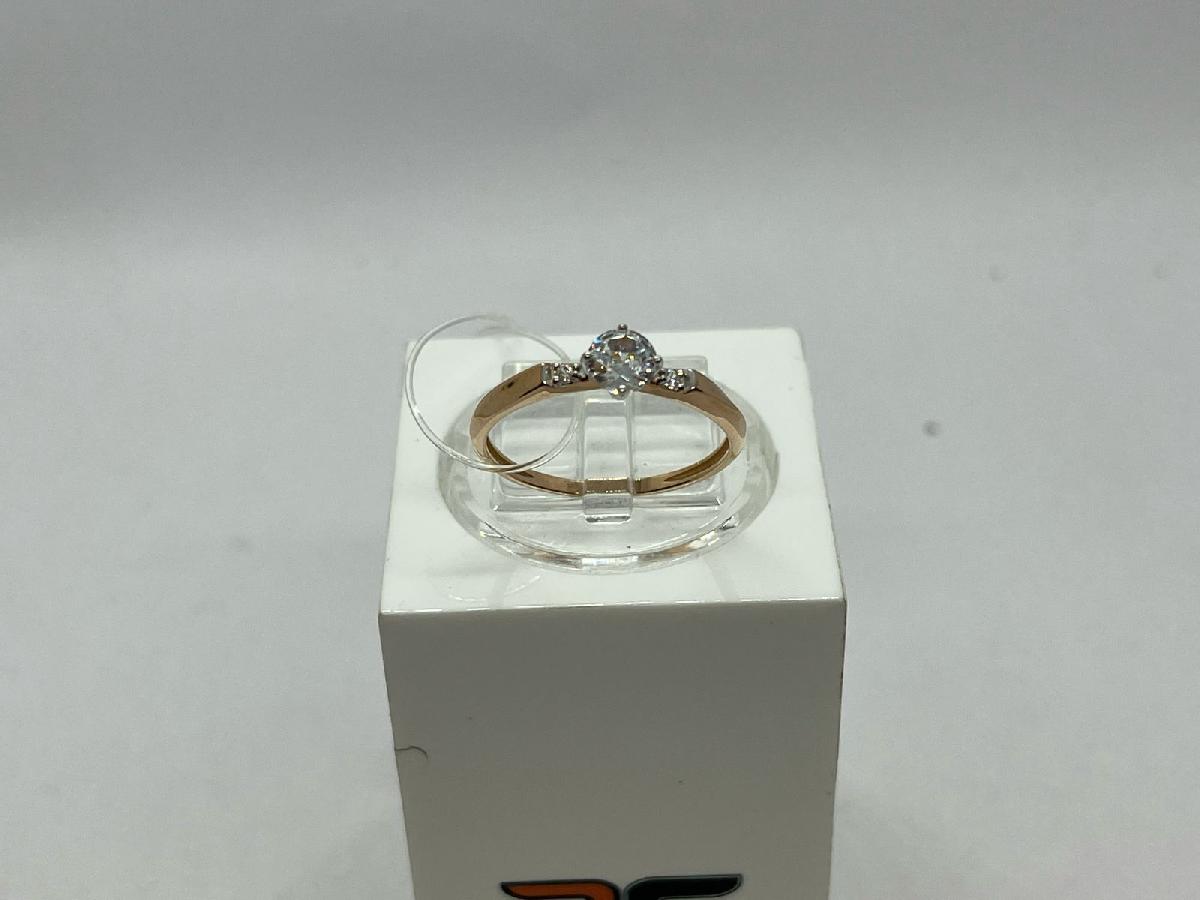 КОЛЬЦО С КАМНЯМИ (Au 585)