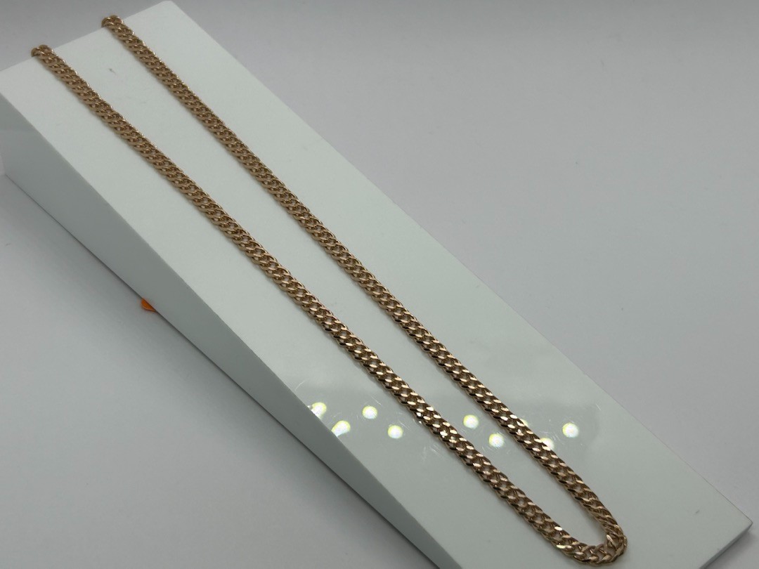 ЦЕПЬ ПОЛНОВЕСНАЯ Ромб двойной (Au 585)