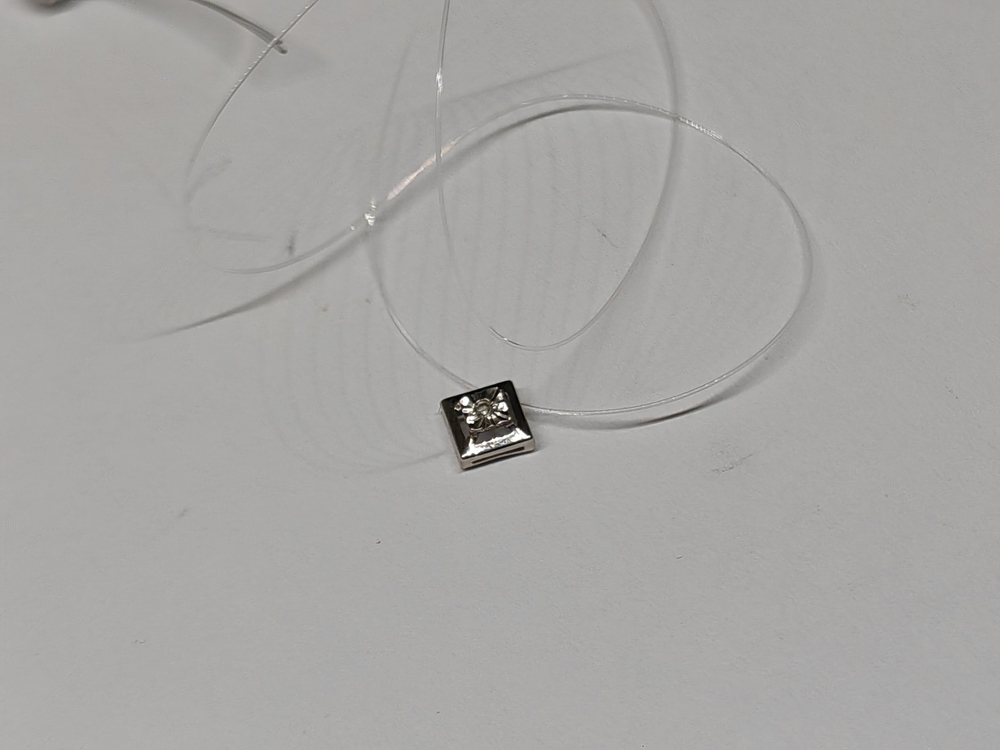 КОЛЬЕ БРИЛЛИАНТ (Ag 925)