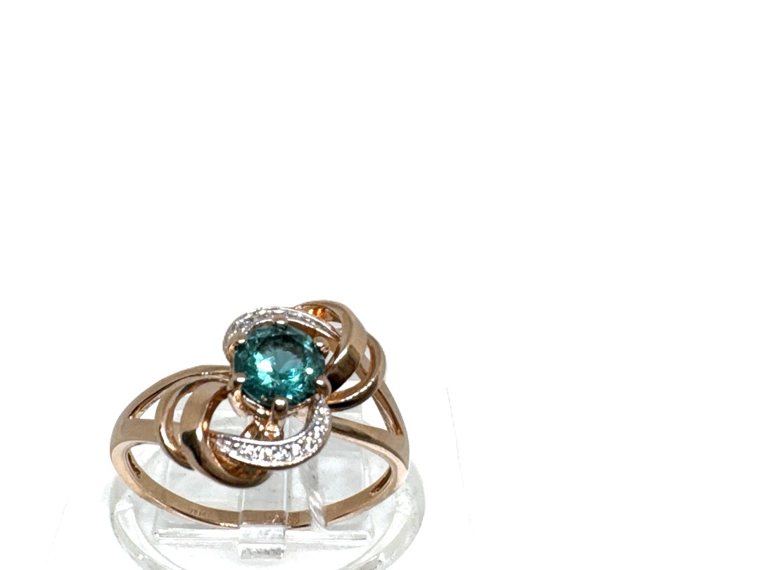 КОЛКМИ585 КОЛЬЦО С КАМНЯМИ (Au 585)