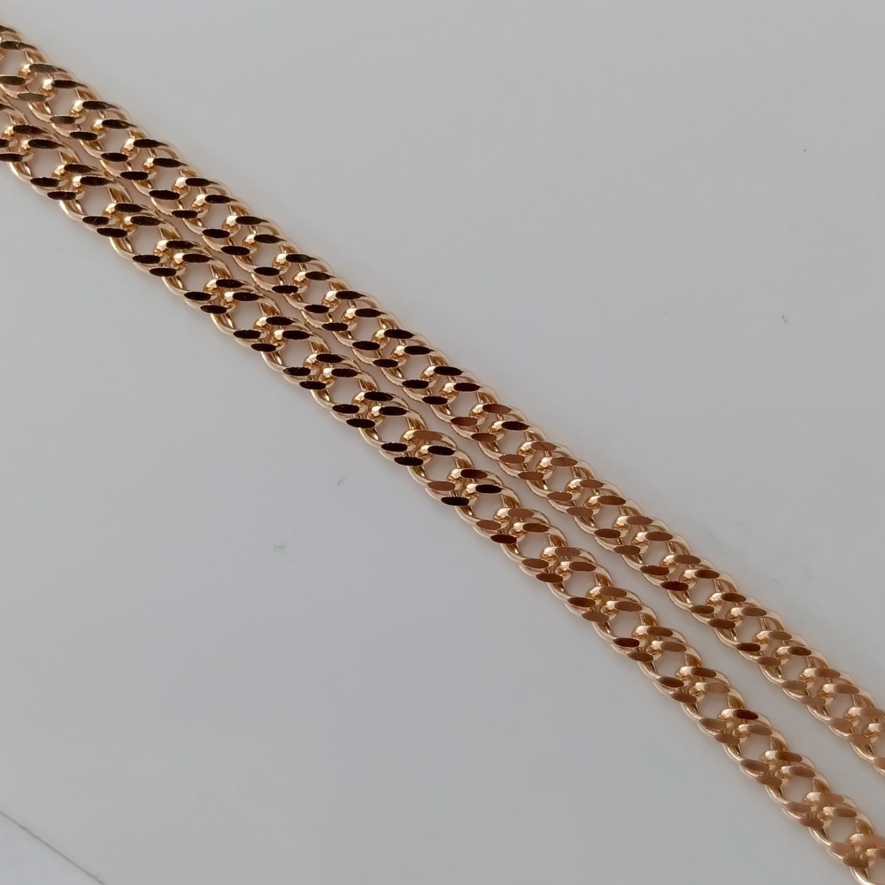 ЦЕПЬ ПОЛНОВЕСНАЯ Ромб двойной (Au 585)