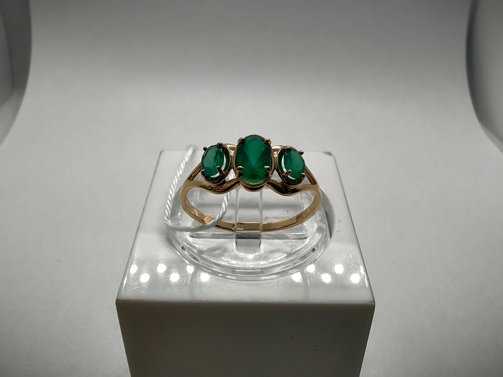 КОЛКМИ585 КОЛЬЦО С КАМНЯМИ (Au 585)