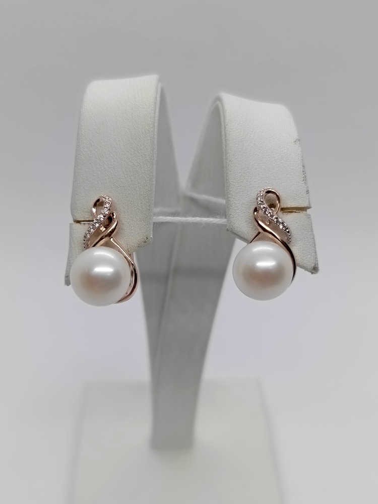 СКМИ585 СЕРЬГИ С КАМНЯМИ (Au 585)