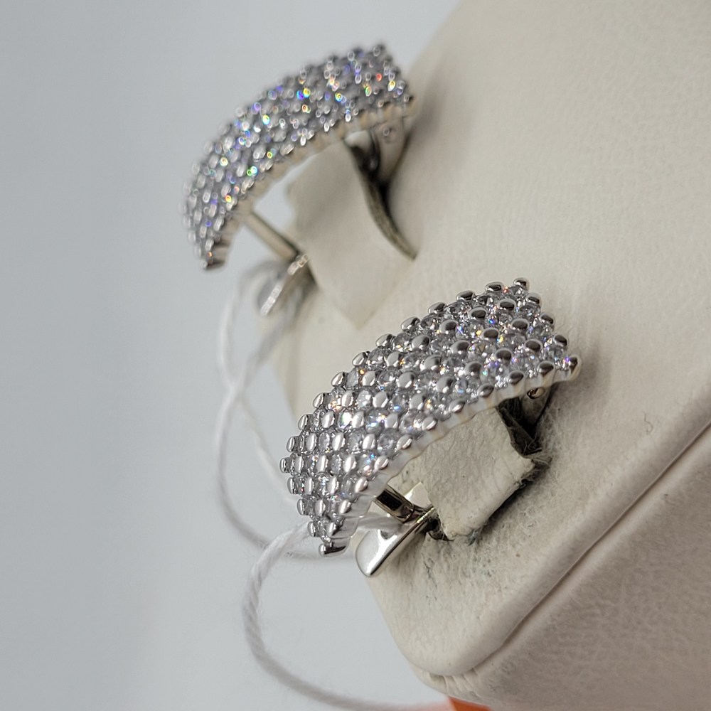 СКМИ585 СЕРЬГИ С КАМНЯМИ (Au 585)