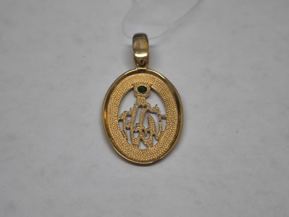 ПОДВЕСКА КОРАН с камнем (Au 585)