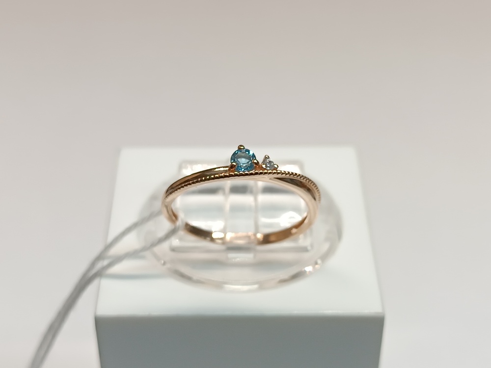 КОЛКМИ585 КОЛЬЦО С КАМНЯМИ (Au 585)