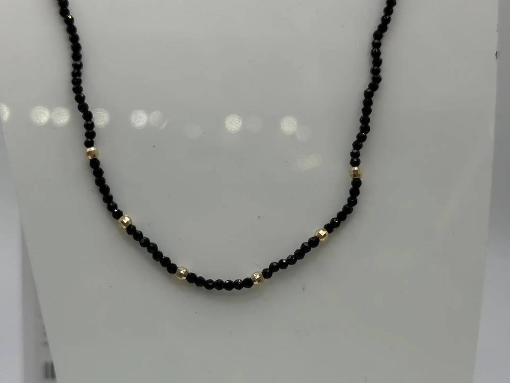 КОЛЬЕ С КАМНЯМИ (Au 585)