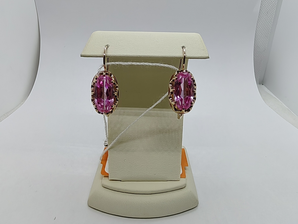 СЕРЬГИ С КАМНЕМ (Au 583)