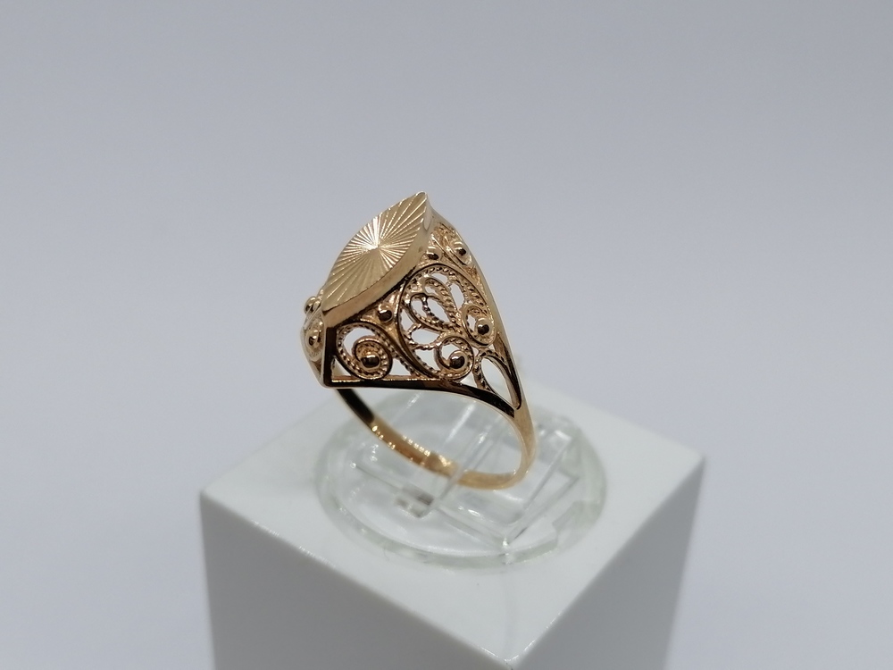 4041а КОЛЬЦО БЕЗ КАМНЯ (Au 585)