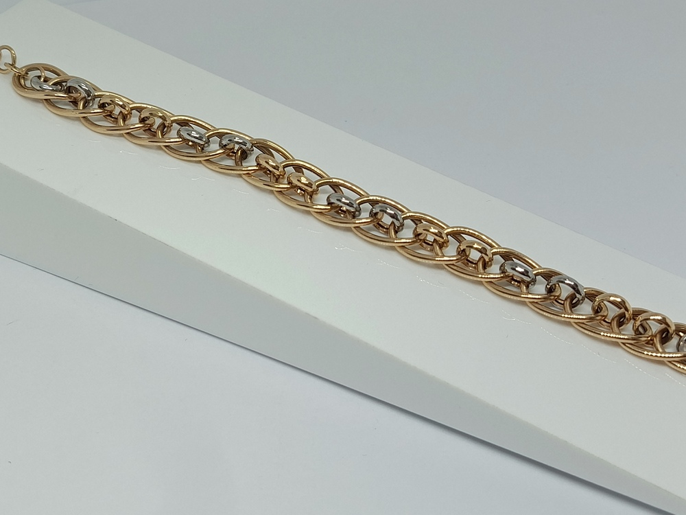 Т-26245 БРАСЛЕТ ФАНТАЗИЯ без камня (Au 585)