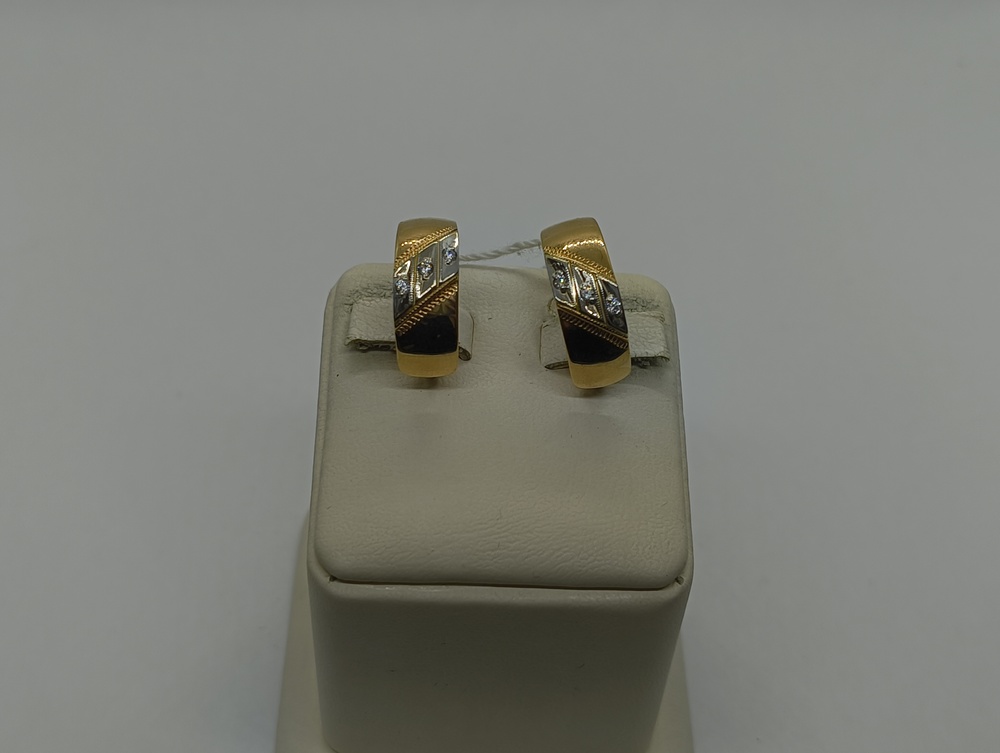 СЕРЬГИ С КАМНЯМИ (Au 585)