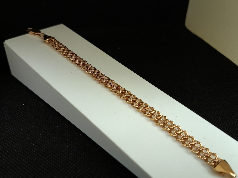 БРАСЛЕТ ПУСТОТЕЛЫЙ Итальянка (Au 585)