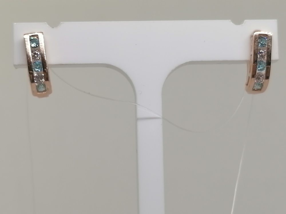 СЕРЬГИ С КАМНЯМИ (Au 585)