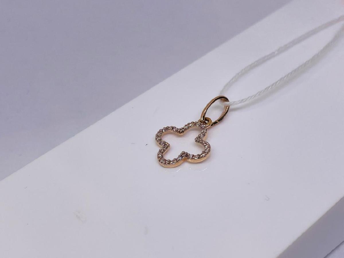 ПОДКМИ585 ПОДВЕСКА С КАМНЯМИ (Au 585)