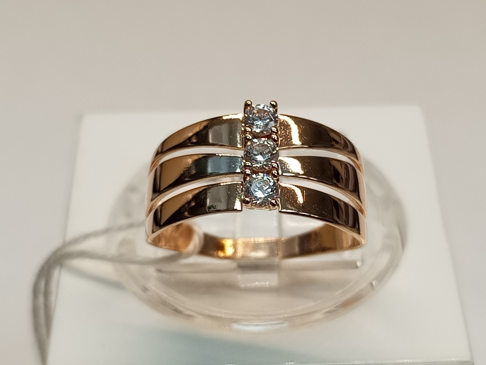 КОЛКМИ585 КОЛЬЦО С КАМНЯМИ (Au 585)