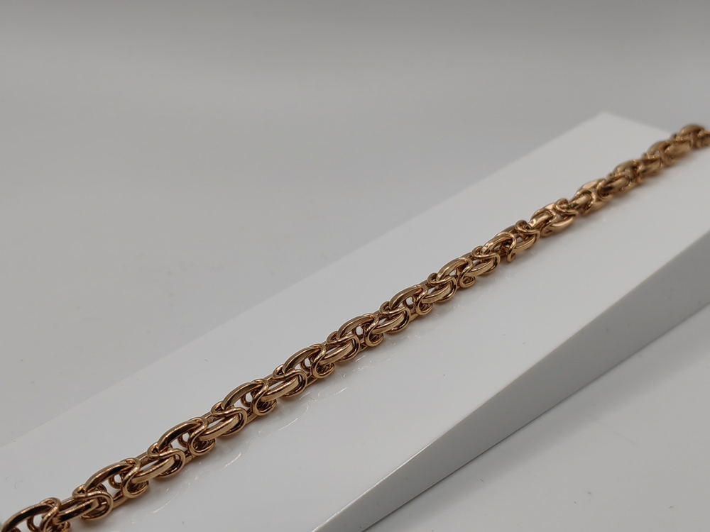 БРАСЛЕТ ПУСТОТЕЛЫЙ Фантазия Au 585