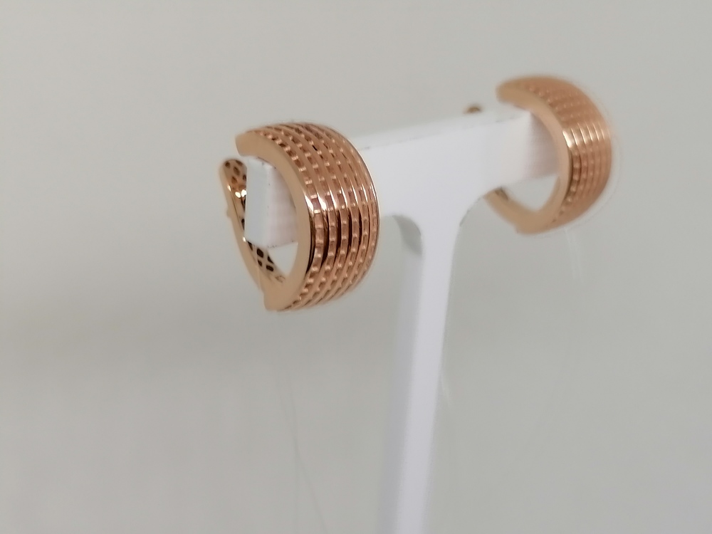 СЕРЬГИ БЕЗ КАМНЯ (Au 585)