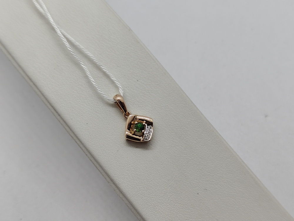 ПОДКМИ585 ПОДВЕСКА С КАМНЯМИ (Au 585)