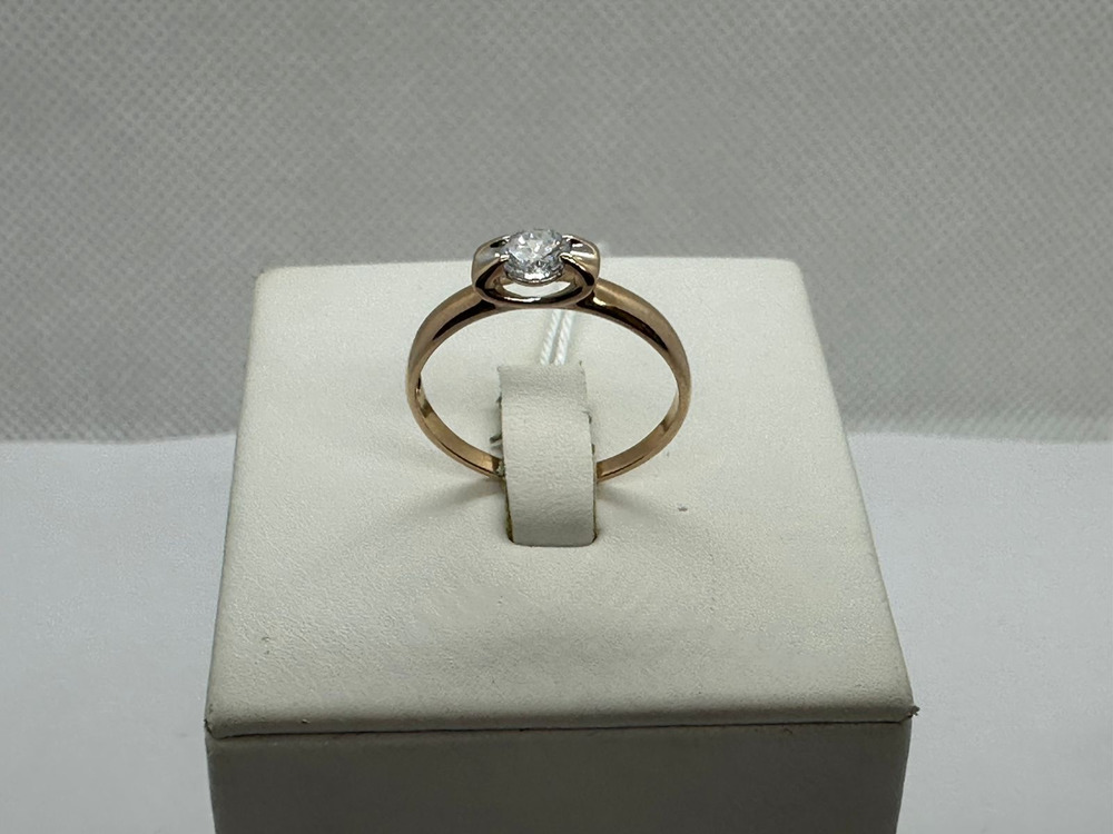 КОЛКМ585 КОЛЬЦО С КАМНЕМ (Au 585)