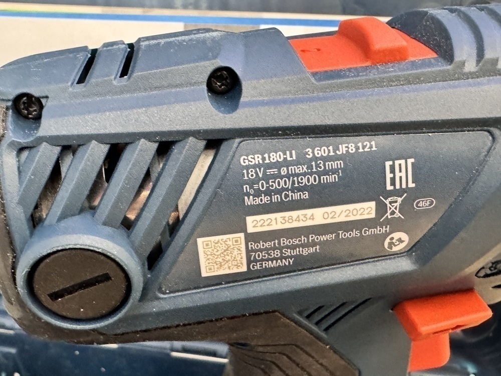 Шуруповерт Bosch GSR 180-LI PROFESSIONAL;