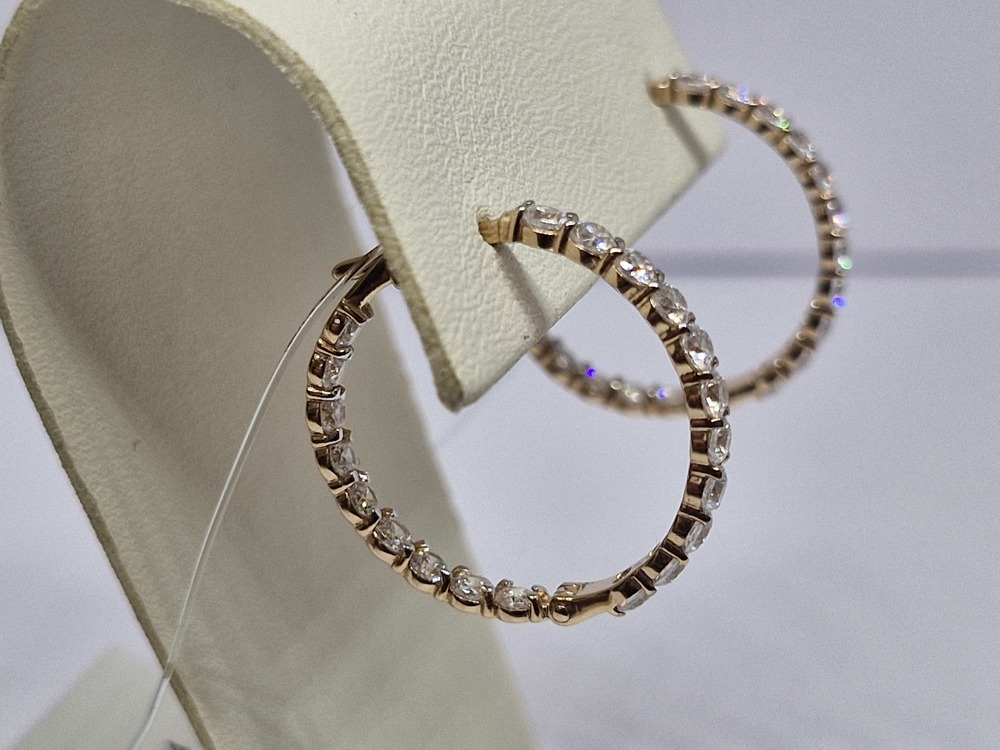 СЕРЬГИ С КАМНЯМИ (Au 585)