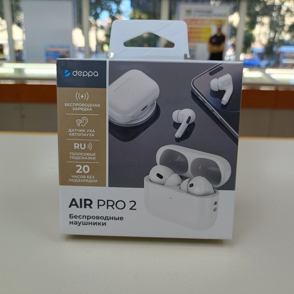 Наушники беспроводные Deppa 44167 Air Pro 2