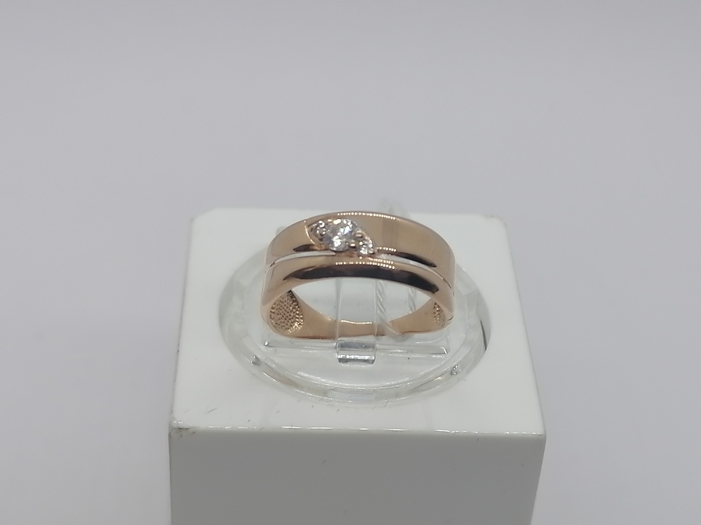 КОЛКМИ585 КОЛЬЦО С КАМНЯМИ (Au 585)