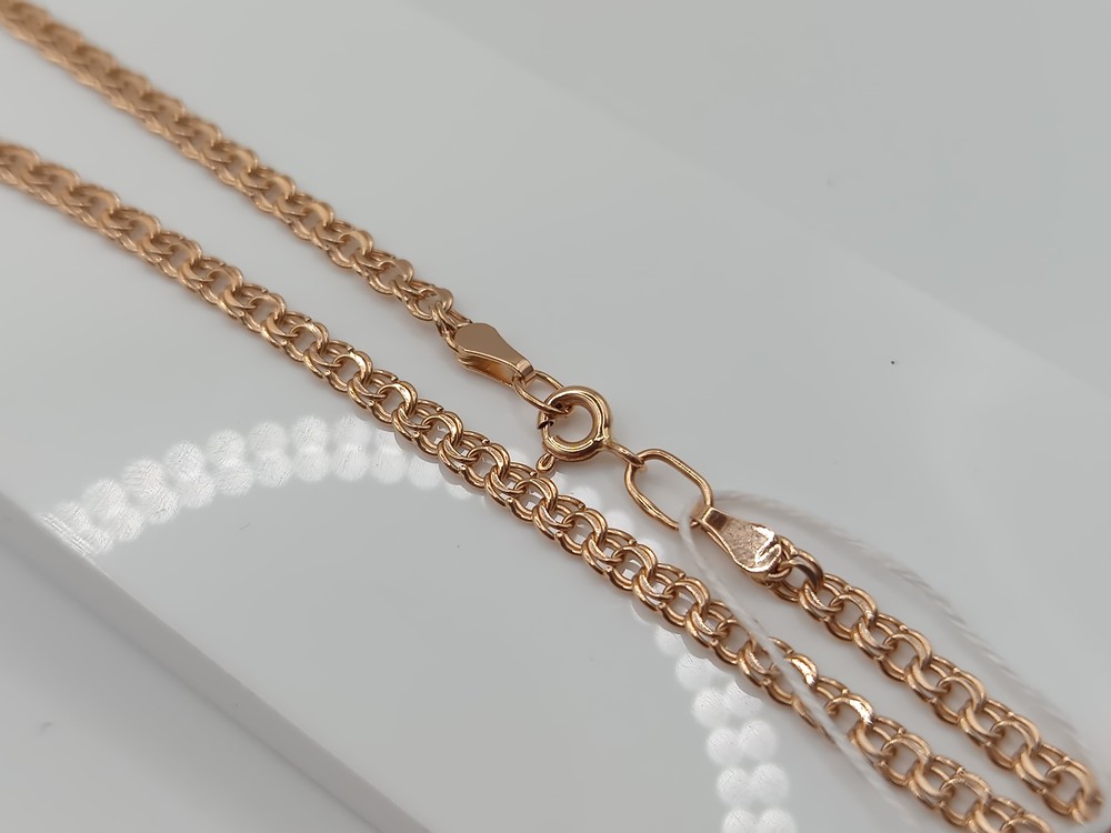 ЦПБС585 ЦЕПЬ ПУСТОТЕЛАЯ Бисмарк (Au 585)